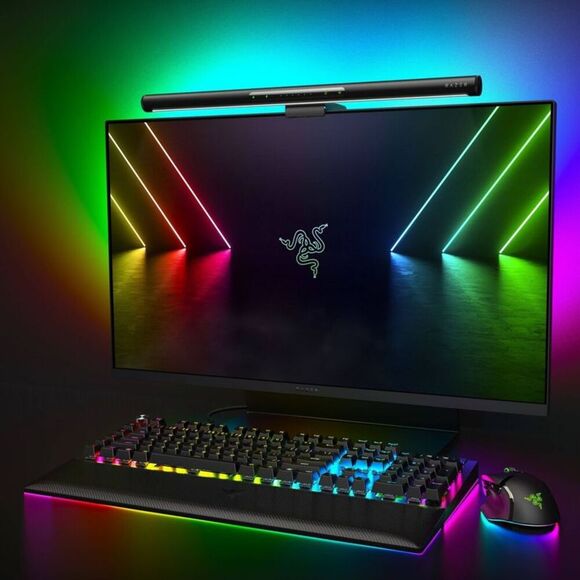 Razer - Aether Monitor RGB LED Light Bar - Black Black - Picture 2 of 4
